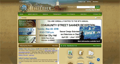 Desktop Screenshot of cityofwhittier.org